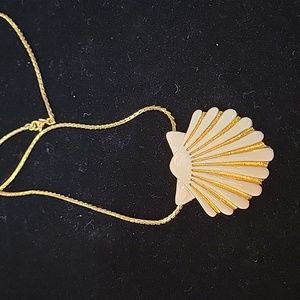 Vintage Monet Shell Necklace